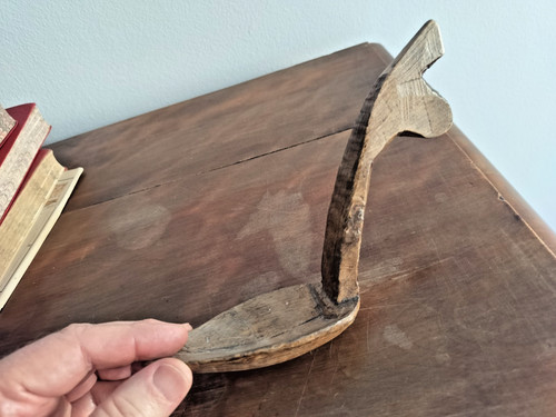 Antique wooden wood - , hand