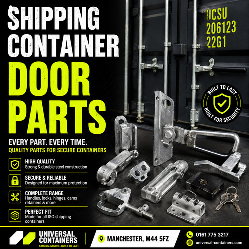 Shipping container door parts - container,