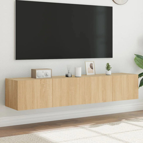 Modern wooden 2pcs wall - modern,