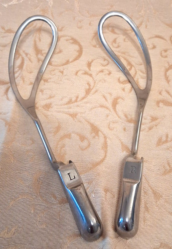 Vintage obstetric forceps - forceps, –