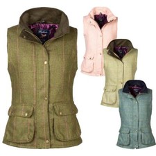 Rydale Tweed Waistcoat British Made Country Hunting Bodywarmer Gilet 5 Colours