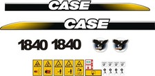 Case 1840 Skid Steerer Decal