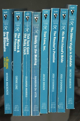 Lot eight paperback books - lot,