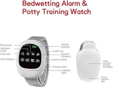 Fockety 2-in-1 Wireless Bedwetting Alarm & Potty Watch USB Rechargeable for Kids
