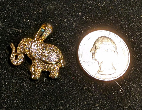Gold filled pavé crystal - gold,