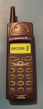 1998 Ericsson A1018s - GSM Brick Phone (Carrier Unlocked) - (Purple) 900mhz 2G