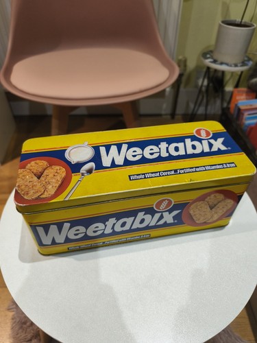 Vintage weetabix metal tin - vintage,