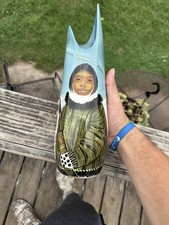 SASCHA BRASTOFF 13 1/2” Alaska Line Inuit Boy MCM 