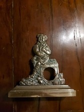 Unusual Antique Brass Pocket