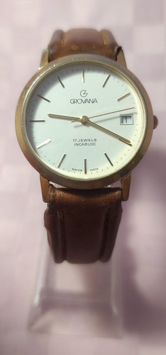 Men wristwatch grovana - men's,