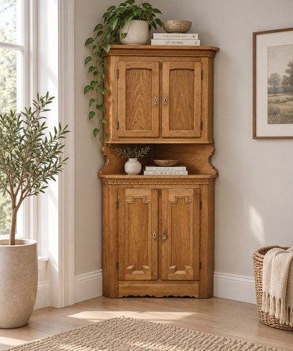 Vintage light oak door - 4,