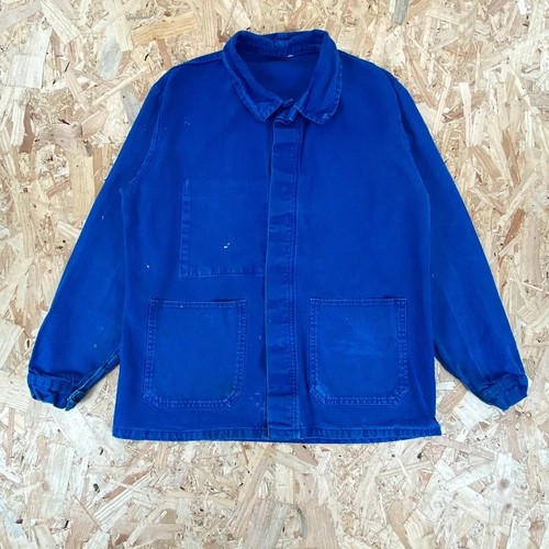 Vintage blue workwear chore - vintage,