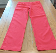 Ladies red Galvin Green Golf Trousers Size 38S length 32”W 27L