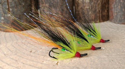 Roncades salmon flies - 3, x