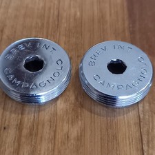 Vintage Campagnolo Crank Dustcap Covers  Flat