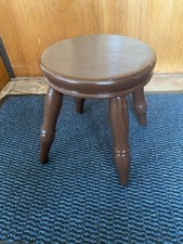 Vintage Children’s Wooden Stool Early 20th Century Retro