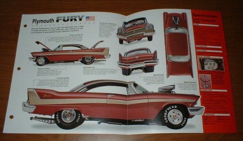 1957 plymouth fury spec sheet - spec,