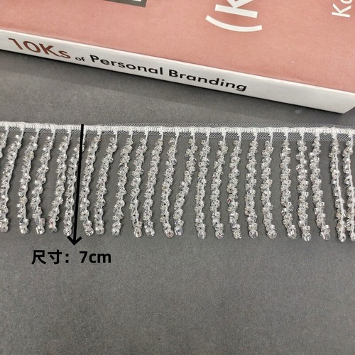 2yards 7cm beaded crystal - beaded, trim