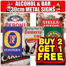 Large metal signs home - large,