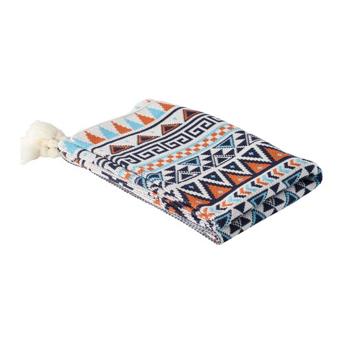Bohemian knitted throw - bohemian,