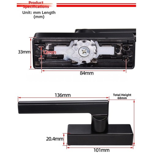 Window handle aluminum alloy - aluminum,