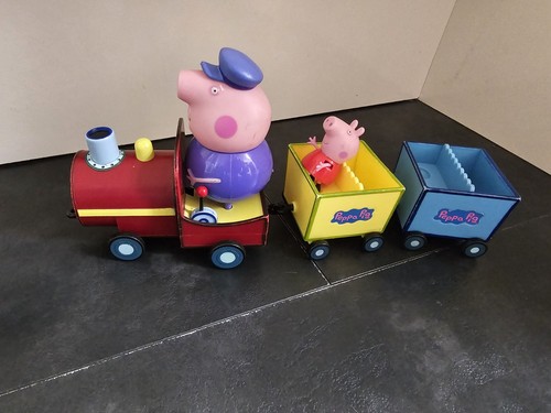 Peppa pig train and figure - pig,