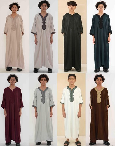 Boy moroccan thobe half - moroccan,
