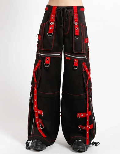 Men black tripp - black, punk