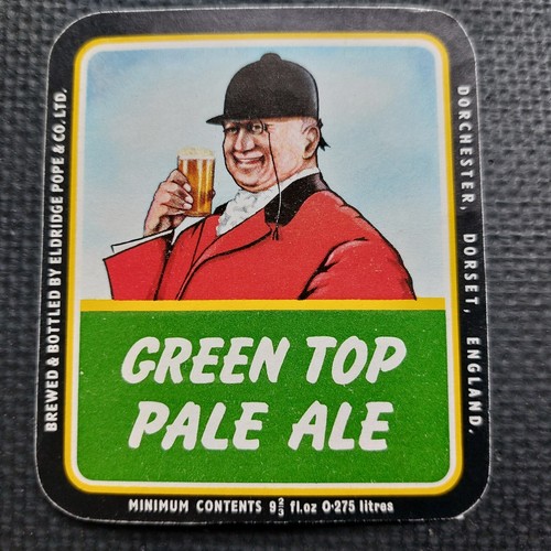 Eldridge pope beer label - pope,