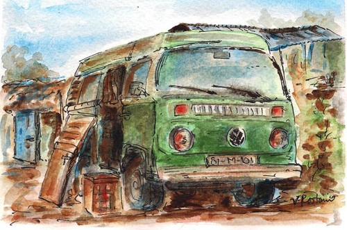 A528 original watercolor - a528-original,