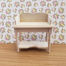 Wash Stand natural bare wood