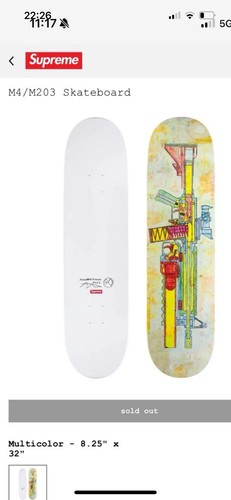 Supreme m203 skateboard - m4/m203,