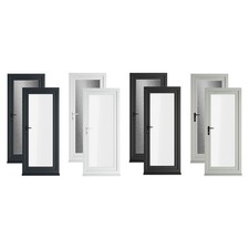 Bespoke pvc single door clear - bespoke,