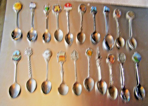 Souvenir spoons advertising - souvenir,