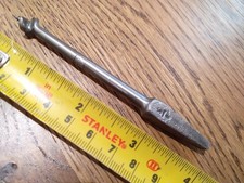 VINTAGE Wm RIDGWAY SHEFFIELD  centre BIT 3/8" old woodboring tool