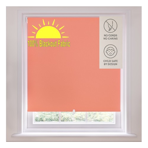 Blackout roller blind coral - blackout,