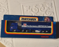 retro Matchbox CY-25 DAF Box Truck Comma Performance Motor Oils unused boxed