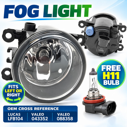 Front left right - left, fog