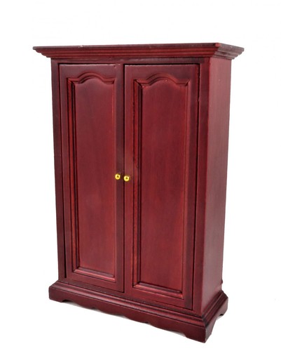 Dolls house mahogany double - dolls,