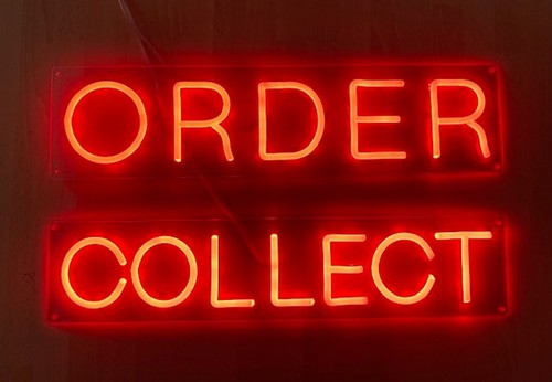 Street food neon signs order - street,