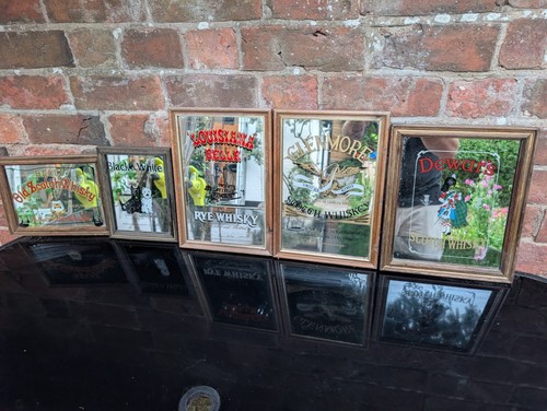 Pub mirrors man cave - pub, mirrors/man
