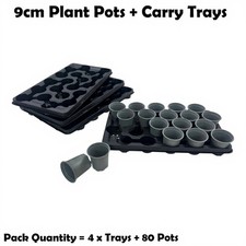 80 x 9cm Plant Pots With Carry