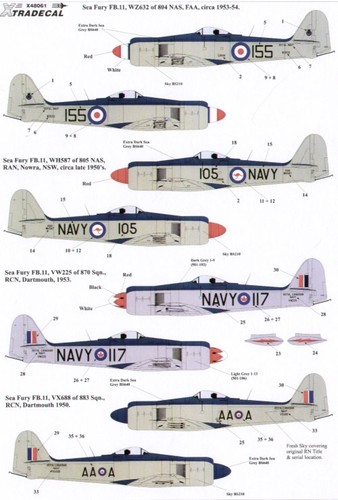 Xtradecal x48061 hawker - 1:48,
