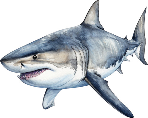 Shark dolphin vinyl decal - dolphin,