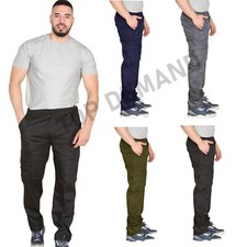 Mens Elasticated Cargo Zip