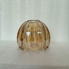 Amber Green E14 Glass Tulip