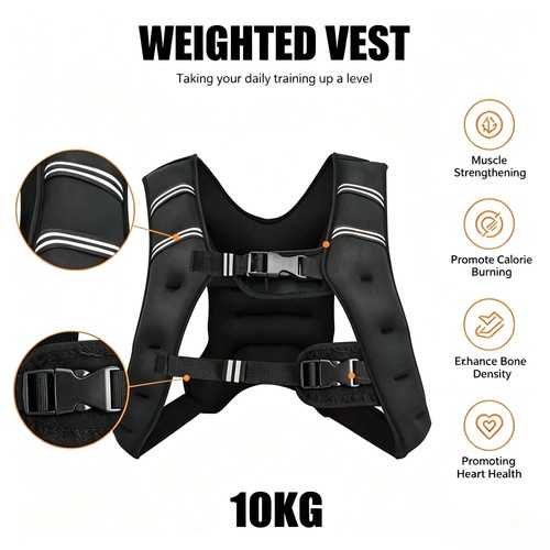10kg weighted vest gym - 10kg,