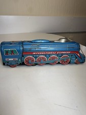 Vintage tinplate toy train