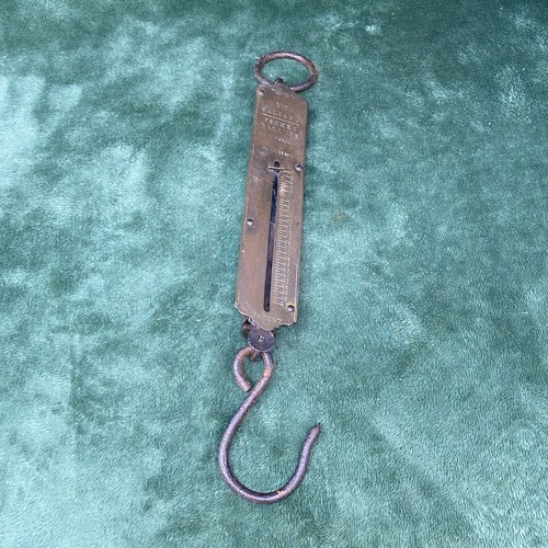 Antique salter 3 brass - no.3,