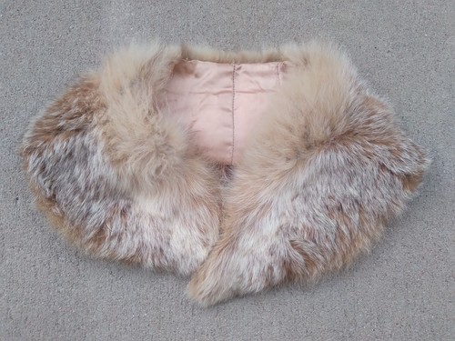 Vintage real fur collar small - vintage,